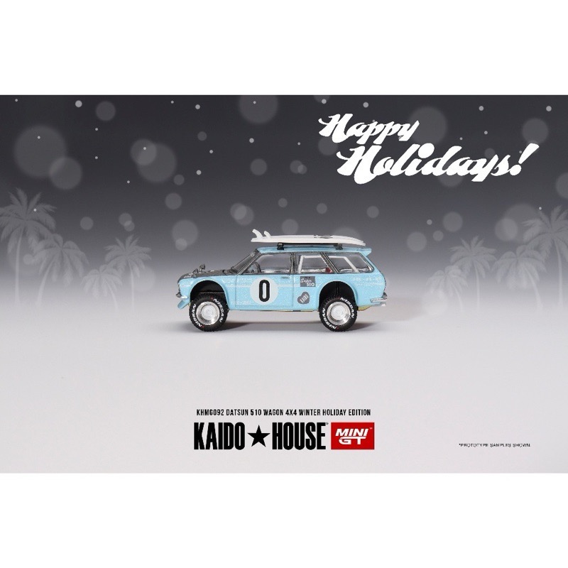 (全新) KAIDO HOUSE X MINI GT Datsun KAIDO 510 Wagon 4x4 寒假限定-細節圖2