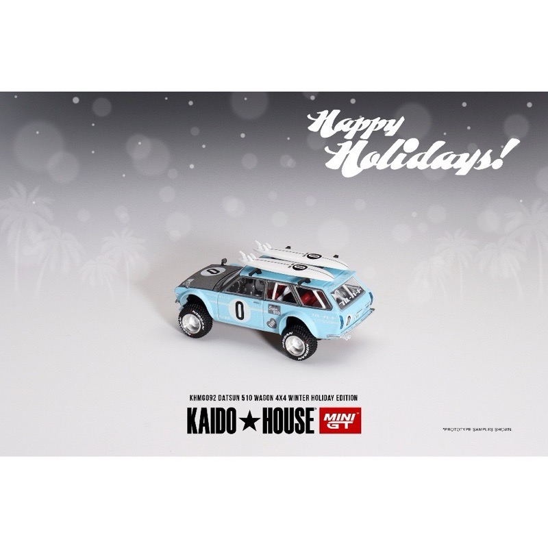 (全新) KAIDO HOUSE X MINI GT Datsun KAIDO 510 Wagon 4x4 寒假限定-細節圖4