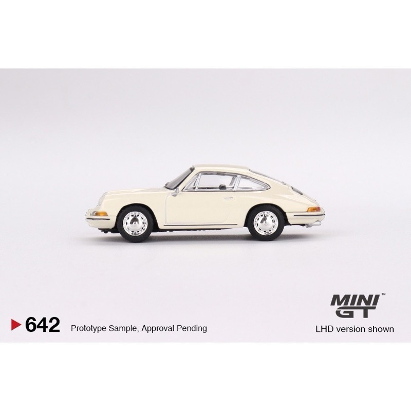 (附膠盒) MINI GT No.642 Porsche 901 1963 Ivory-細節圖3