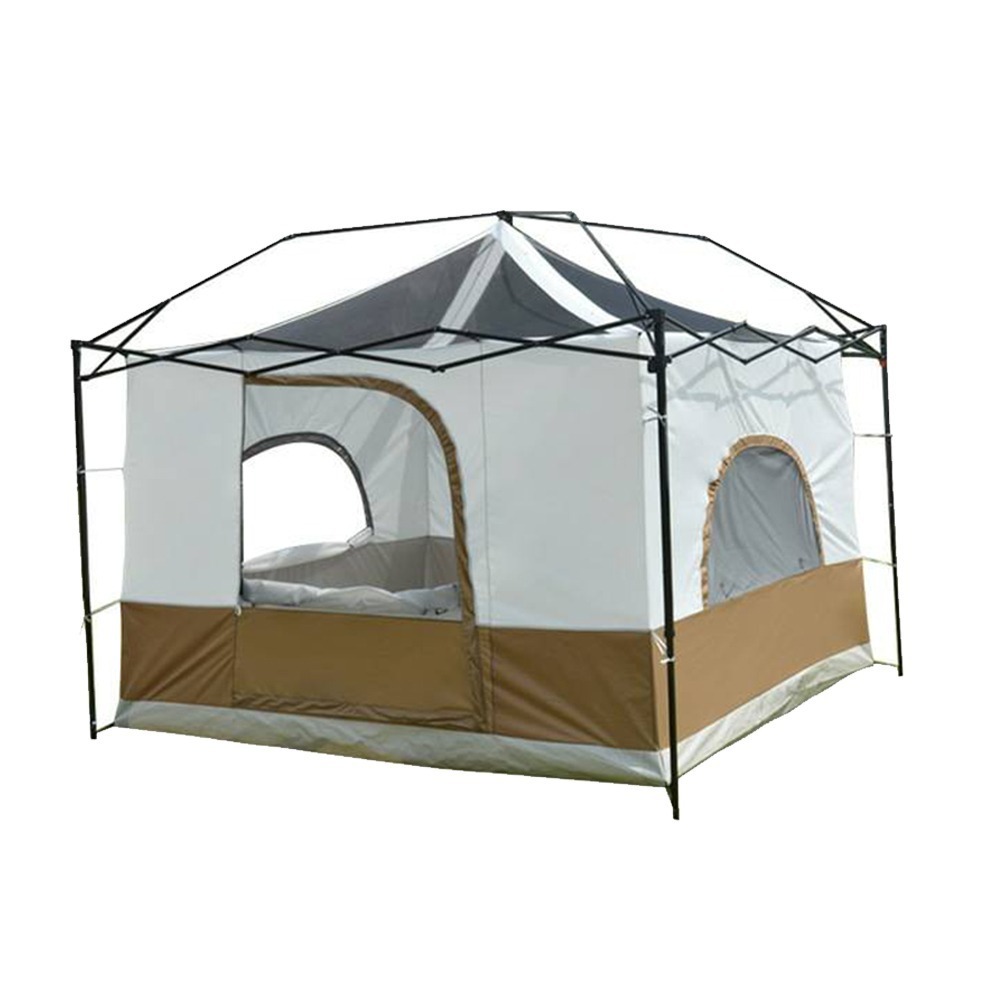 【BK.3C】戶外速可搭 客廳帳 炊事帳【專用內掛帳】 290x290cm 前後大雙門 左右兩大氣窗-細節圖11