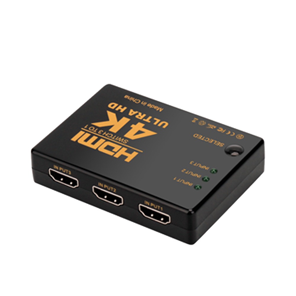【BK.3C】三進一出HDMI切換器 含遙控器 分接盒 分接頭 HDMI切換器-細節圖2