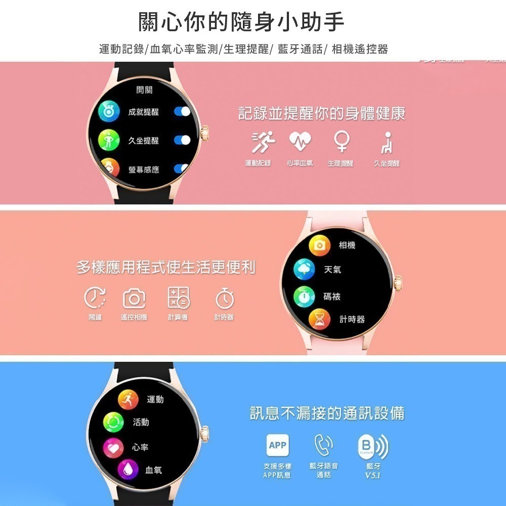 【Ergotech】人因 SW300 高亮AMOLED 全圓心率血氧通話手錶 運動手環 電子錶 智慧手環-細節圖6