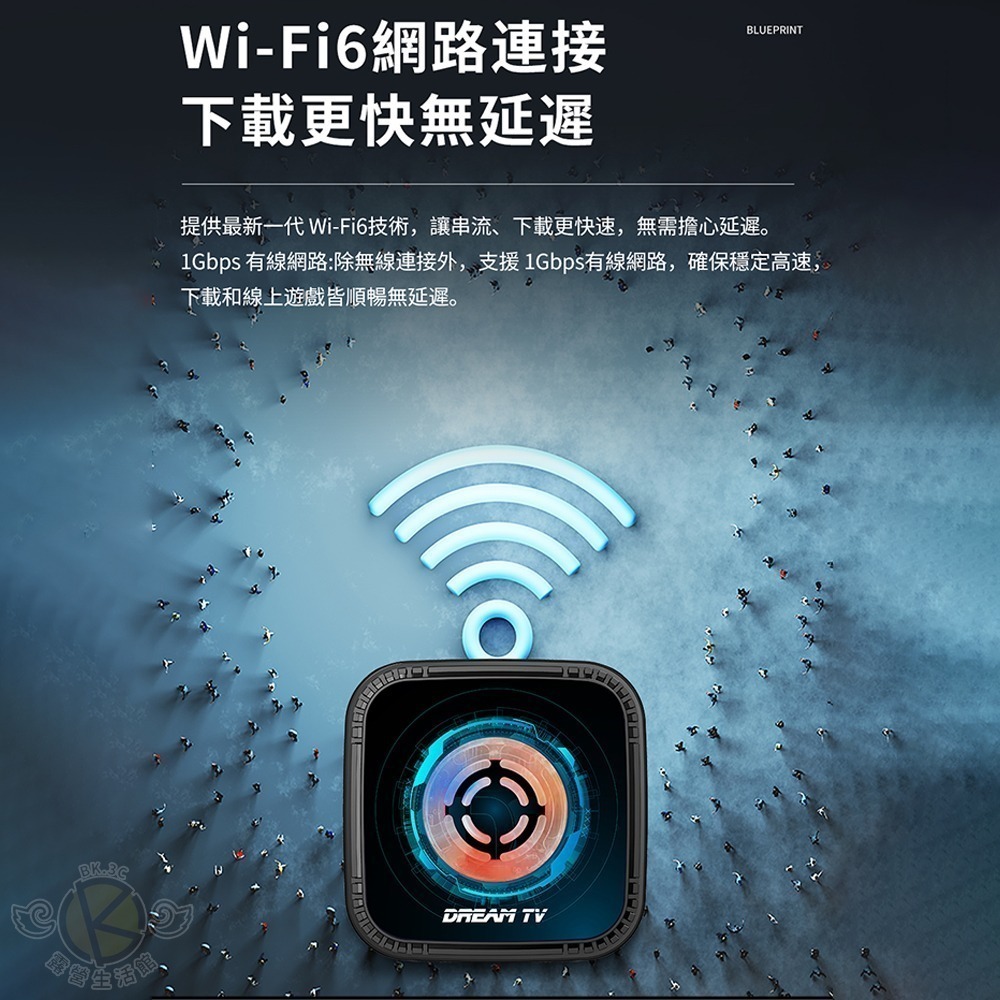 預購 Dream TV 夢想盒子七代 【藍圖】8K超清影音智慧盒子 WiFi 6與64GB大容量硬碟-細節圖7