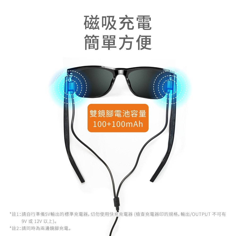 【Ergotech人因科技】 BW60 藍牙智慧音樂眼鏡 AI智能翻譯眼鏡 藍牙眼鏡 音樂眼鏡 太陽眼鏡-細節圖5