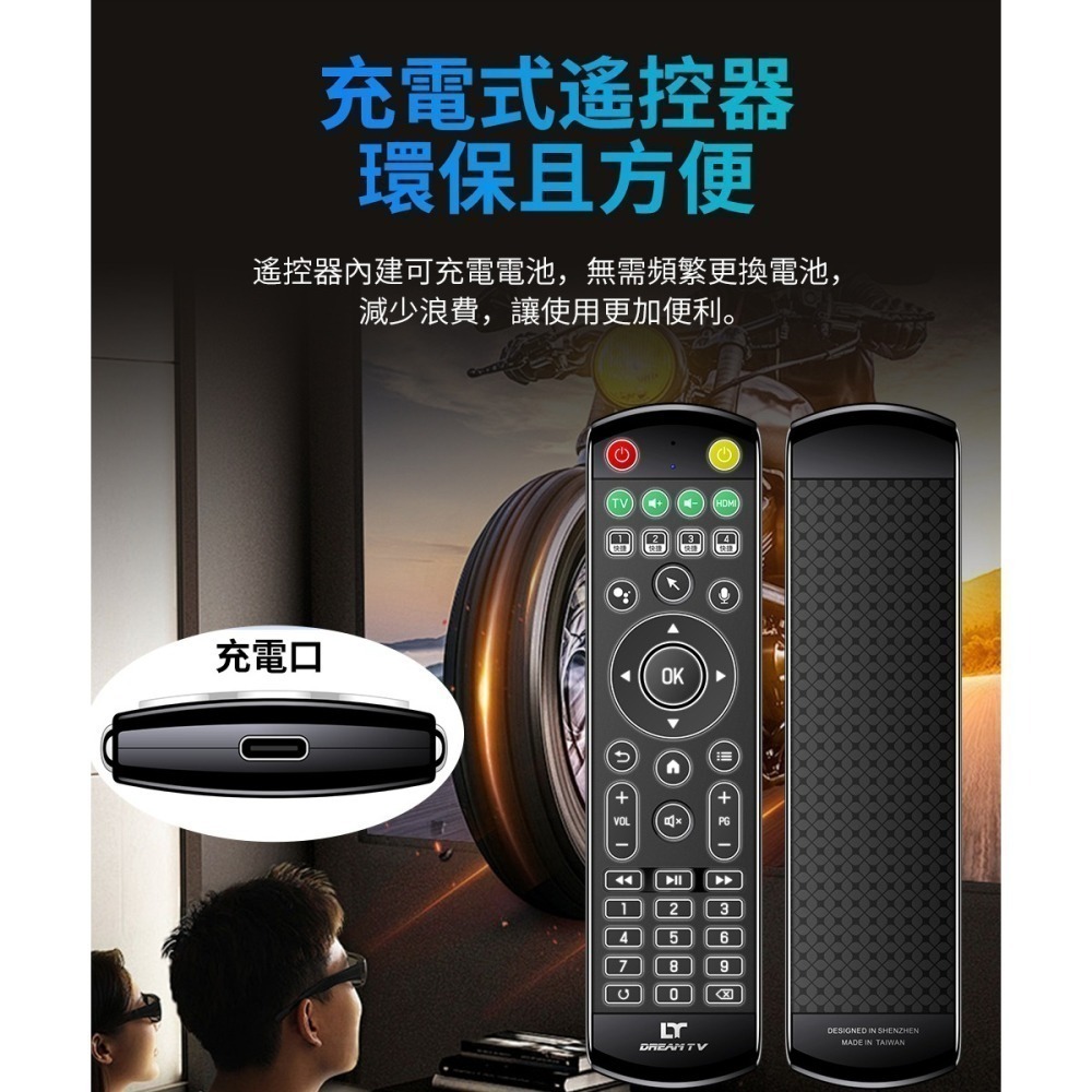 火熱銷售中【DreamTV】夢想盒子12代 全新升級AI影像  AI超級解析度技術 會自動幫你升級畫質-細節圖6