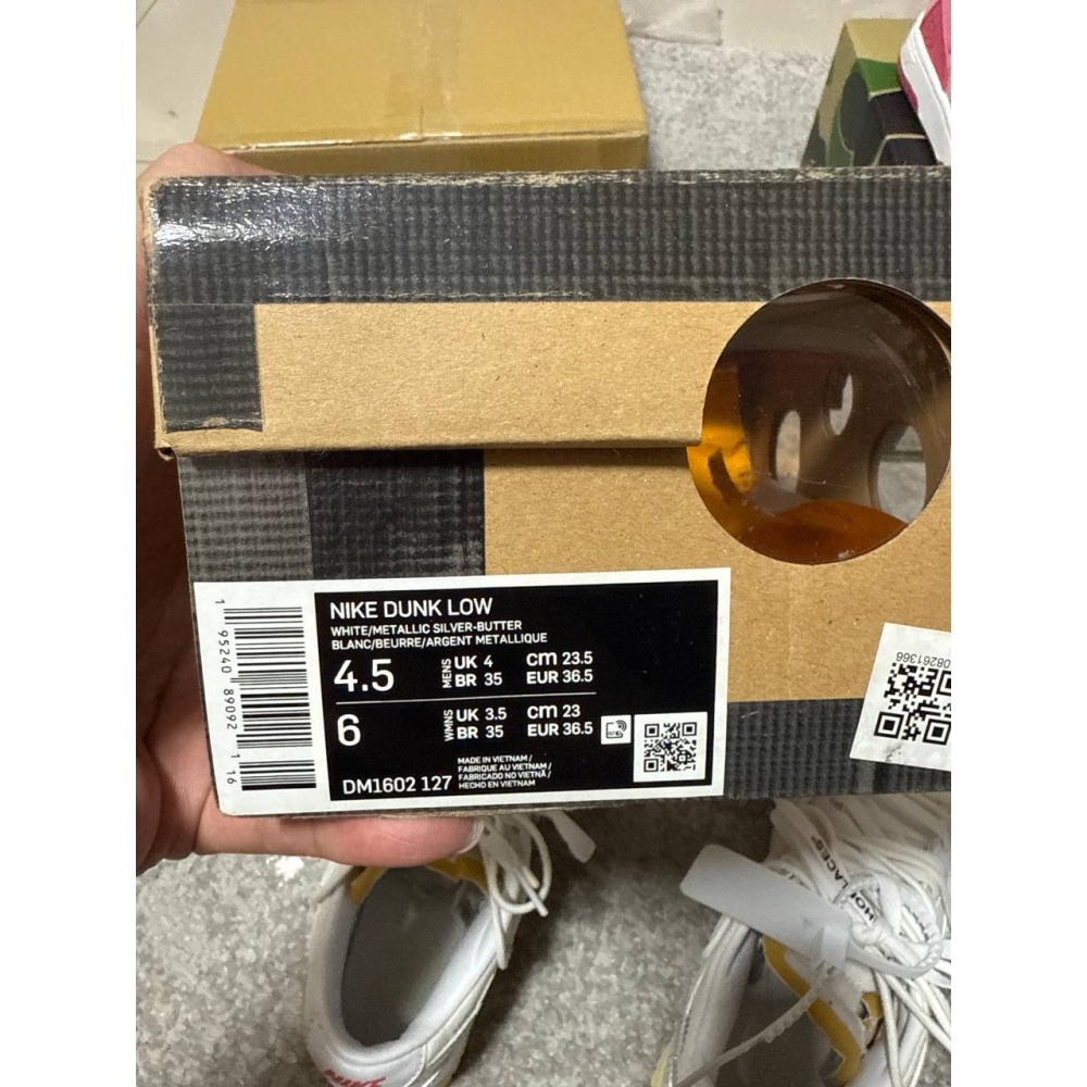 【US4.5】Nike Dunk Low Off-White Lot 1 of 50 (2021) DM1602-127-細節圖9