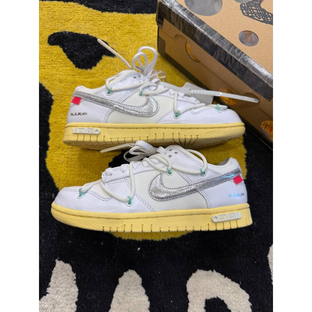 【US4.5】Nike Dunk Low Off-White Lot 1 of 50 (2021) DM1602-127-細節圖2