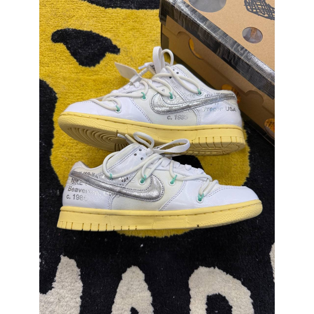 【US4.5】Nike Dunk Low Off-White Lot 1 of 50 (2021) DM1602-127-細節圖3