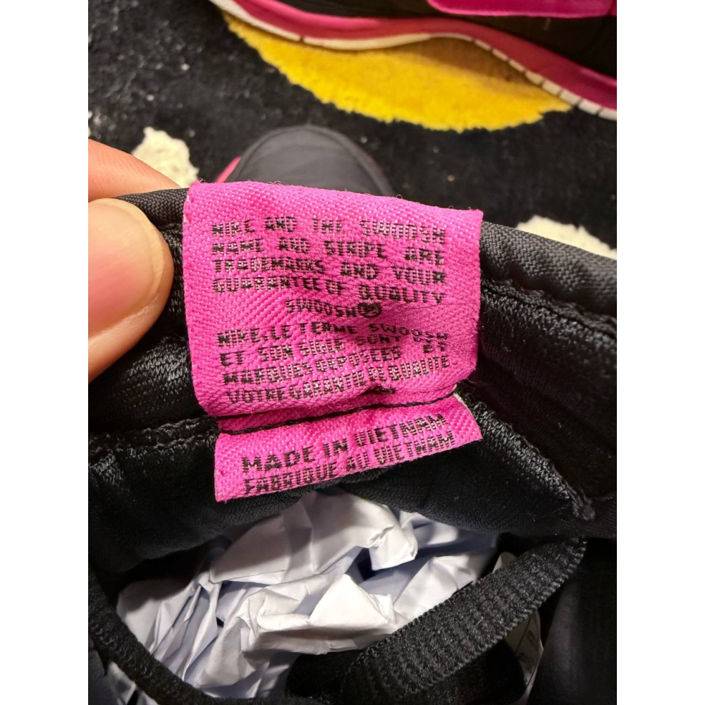 【US9.5】Nike Dunk High Nylon Premium Black Vivid Pink (2009)-細節圖10