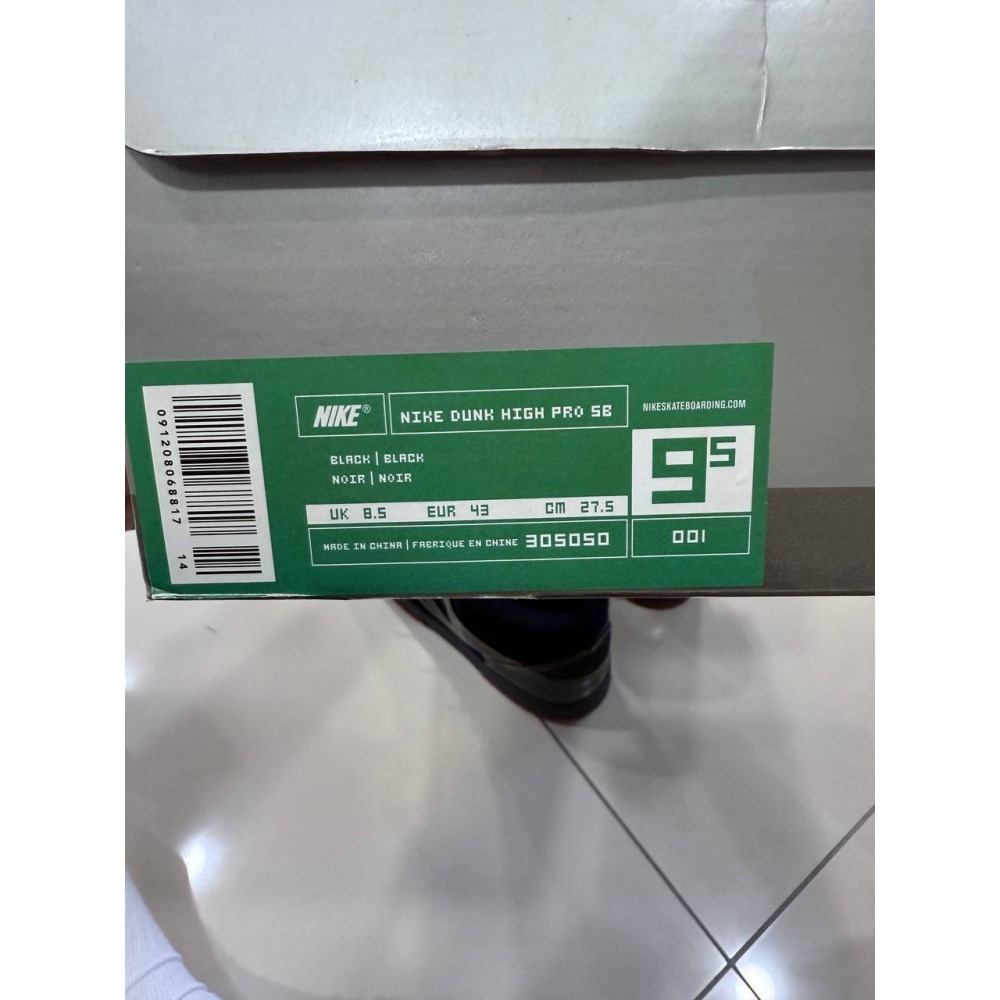 【US9.5】Nike Dunk High Unlucky 13 (2004) 305050-001-細節圖8