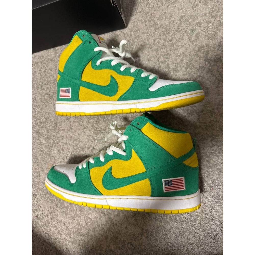 【US13】Nike SB Dunk High Oakland Athletics (2015) 305050-337-細節圖2