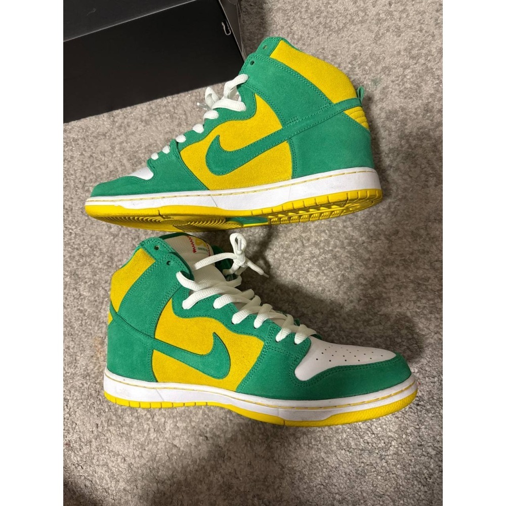 【US13】Nike SB Dunk High Oakland Athletics (2015) 305050-337-細節圖3