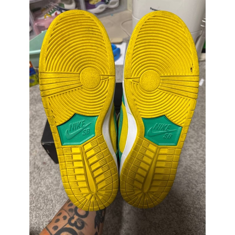 【US13】Nike SB Dunk High Oakland Athletics (2015) 305050-337-細節圖6