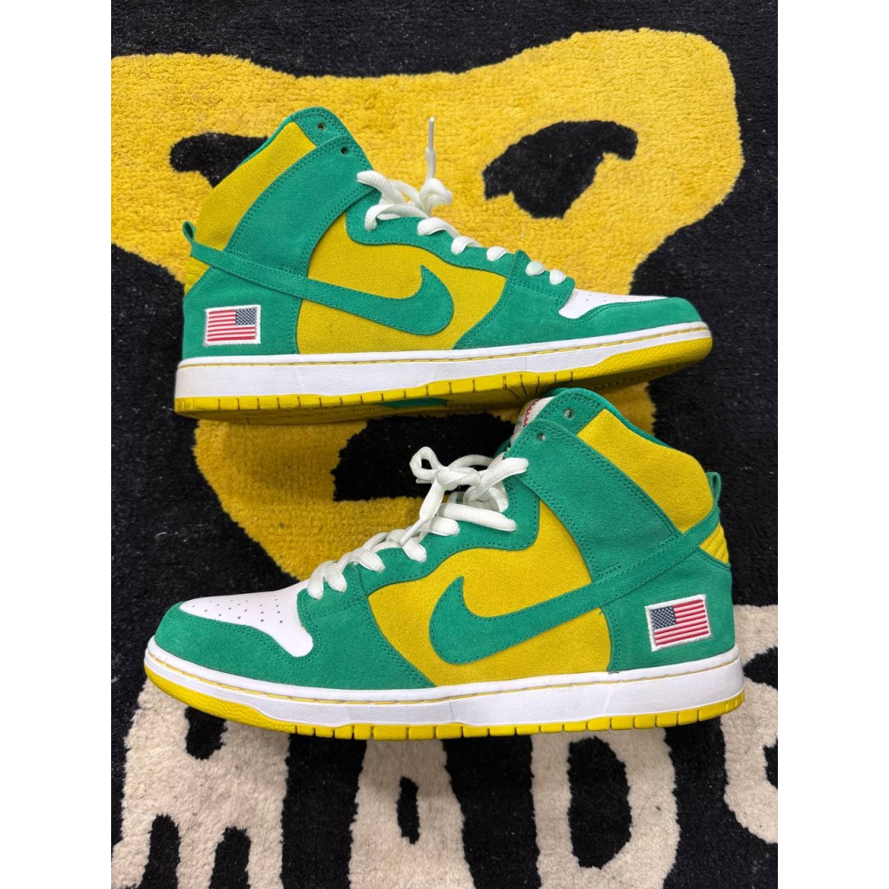 【US13】Nike SB Dunk High Oakland Athletics (2015) 305050-337-細節圖2