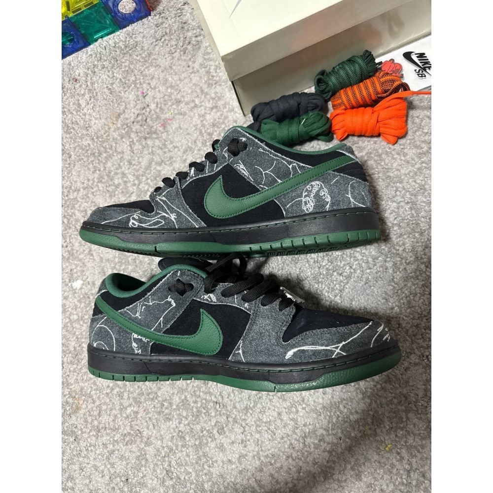 【US13】Nike SB Dunk Low There Skateboards (2024) HF7743-001-細節圖3
