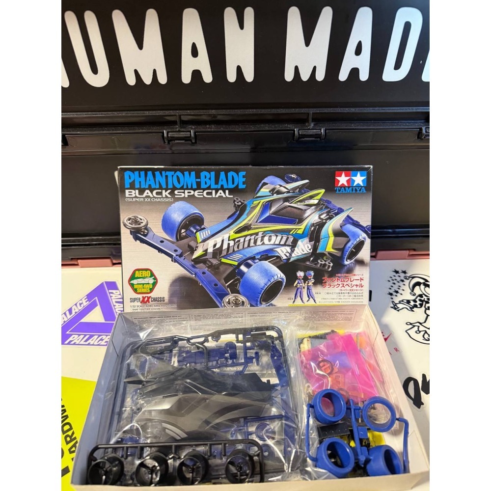 《19621》TAMIYA 田宮 迷你 四驅車 MINI 4WD 幽靈刀 黑色限定版 菲律賓製 田宮四驅車-細節圖2