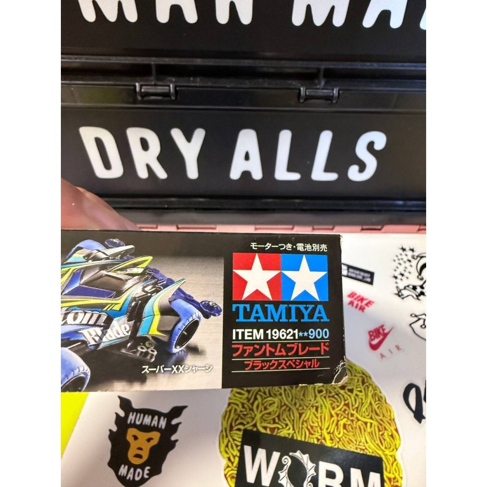 《19621》TAMIYA 田宮 迷你 四驅車 MINI 4WD 幽靈刀 黑色限定版 菲律賓製 田宮四驅車-細節圖3