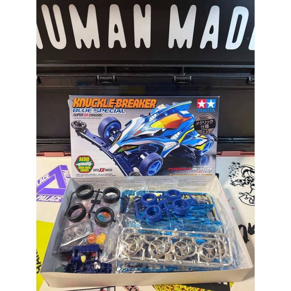 《19620》TAMIYA 田宮 迷你 四驅車 MINI 4WD 幻象號 電鍍藍 會場限定 雙輪框 田宮四驅車-細節圖2