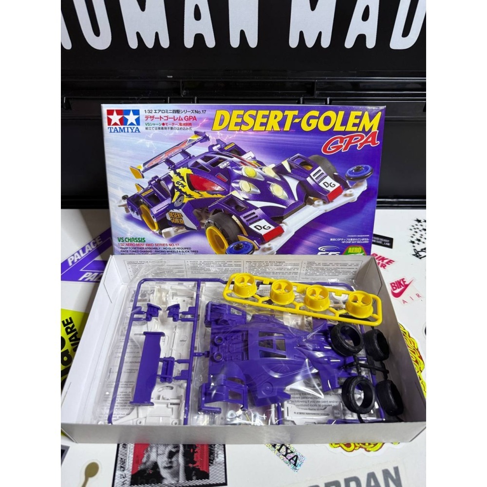 《19617》TAMIYA 田宮 迷你 四驅車 MINI 4WD 沙漠風暴 GPA 日本製 田宮四驅車-細節圖2