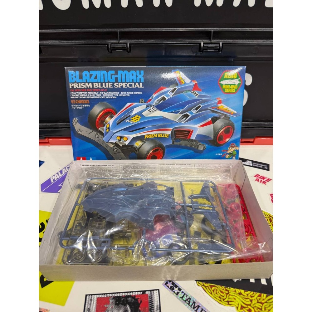 《19613》TAMIYA 田宮 迷你 四驅車 MINI 4WD 熾焰先鋒 七彩藍 田宮四驅車-細節圖2