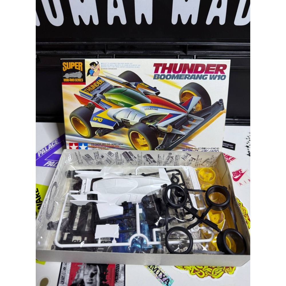 《19510》TAMIYA 田宮 迷你 四驅車 MINI 4WD 雷霆迴旋鏢 初版漫畫 日本製 田宮四驅車-細節圖2