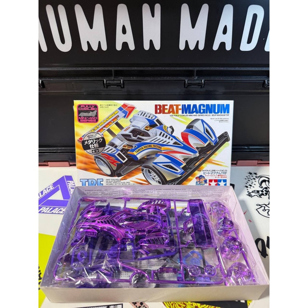 《19425》TAMIYA 田宮 迷你 四驅車 MINI 4WD 躍動衝鋒 TRF 會場限定 電鍍紫 田宮四驅車-細節圖2