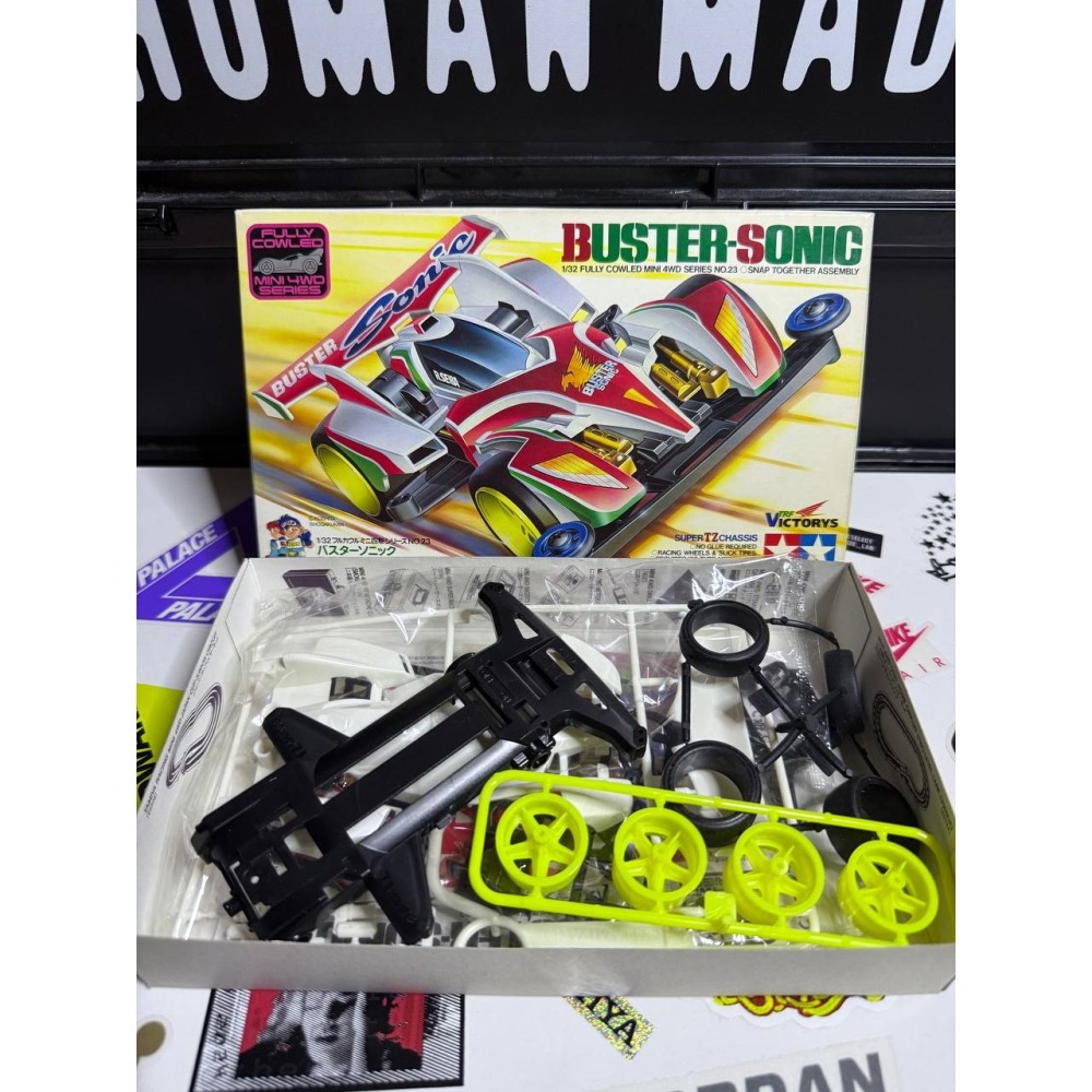 《19423》TAMIYA 田宮 迷你 四驅車 MINI 4WD 強棒音速 烈四 初版漫畫 日本製 田宮四驅車-細節圖2