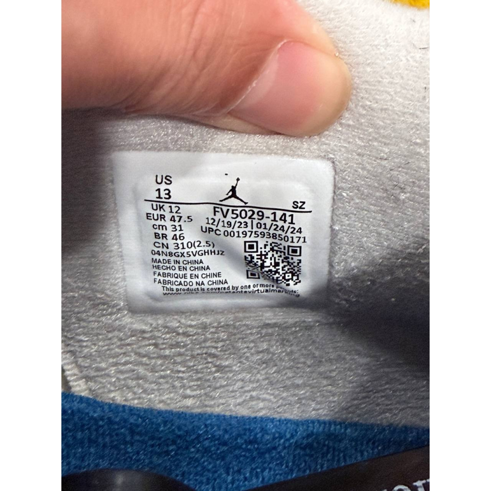 【US13】Jordan 4 Retro Military Blue (2024) FV5029-141-細節圖8