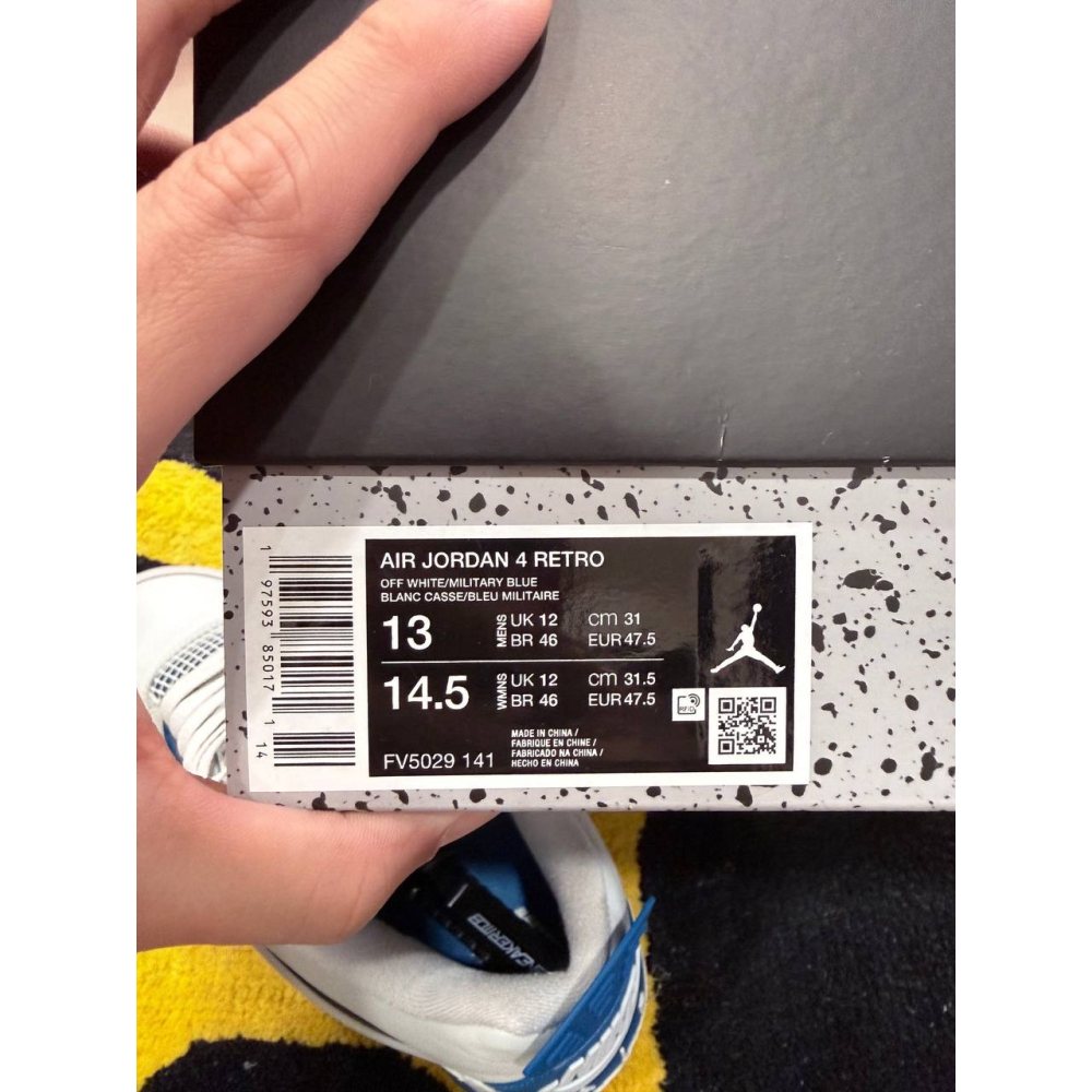 【US13】Jordan 4 Retro Military Blue (2024) FV5029-141-細節圖9