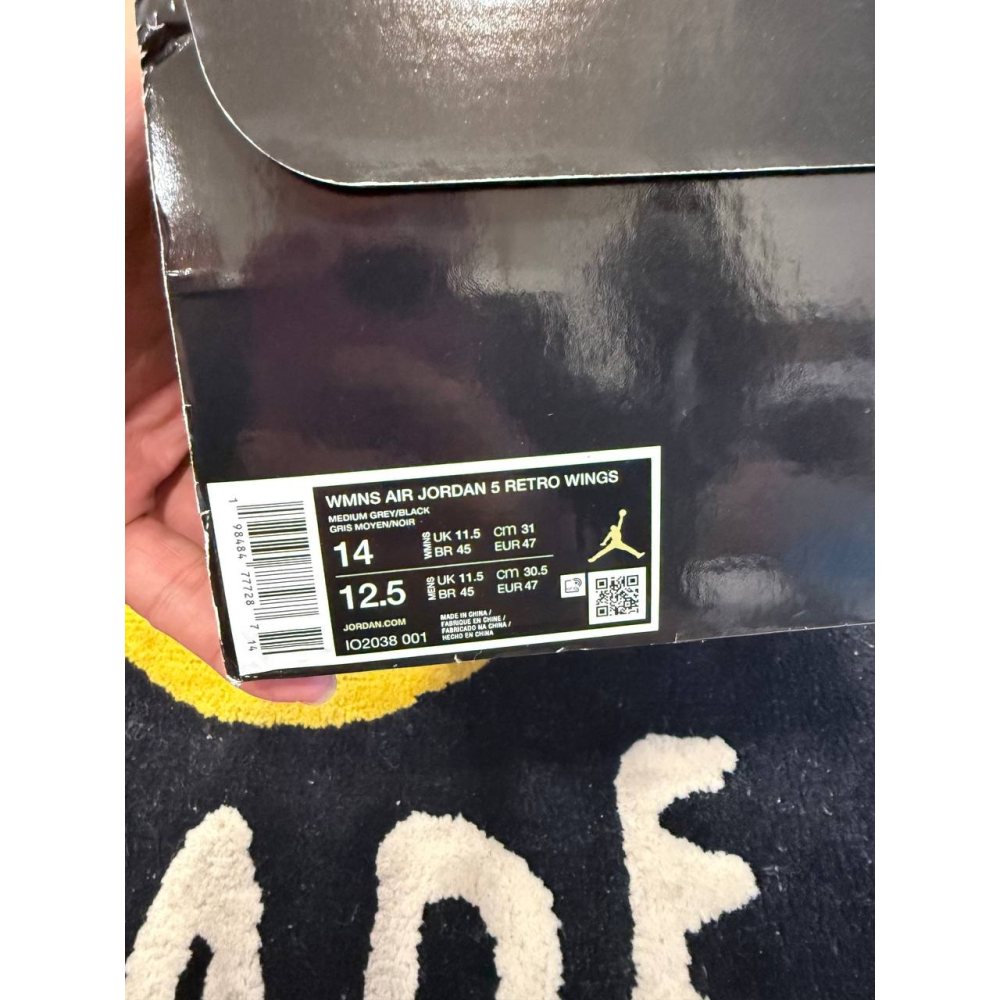 【US12.5】Jordan 5 Retro Wings (2025) (Women＇s)  IO2038-001-細節圖8
