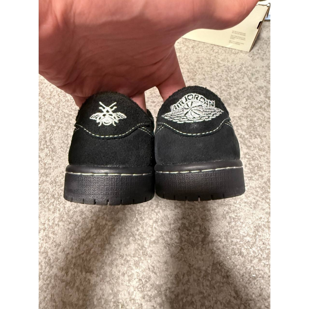 【US5】Jordan 1 Low OG SP Travis Scott Black Phantom (2022)-細節圖5