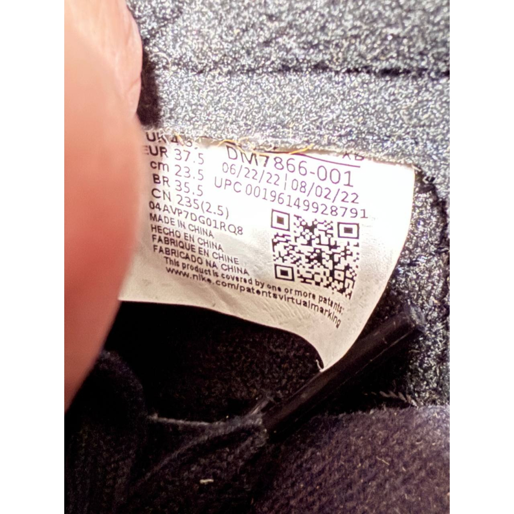 【US5】Jordan 1 Low OG SP Travis Scott Black Phantom (2022)-細節圖7