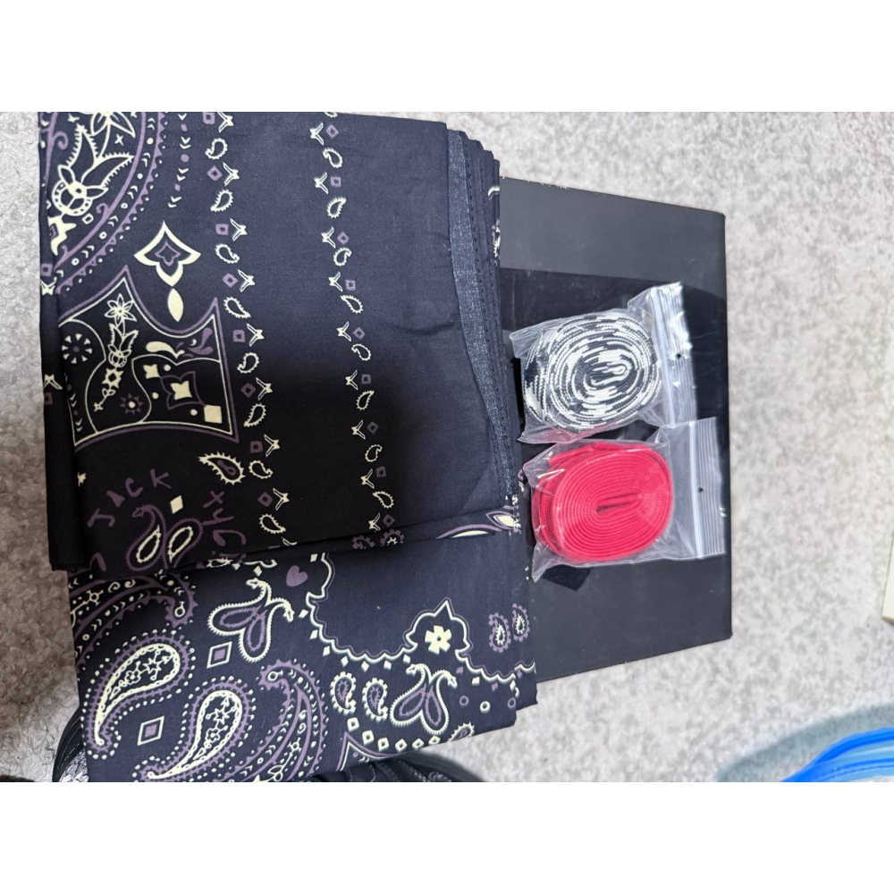 【US5】Jordan 1 Low OG SP Travis Scott Black Phantom (2022)-細節圖9