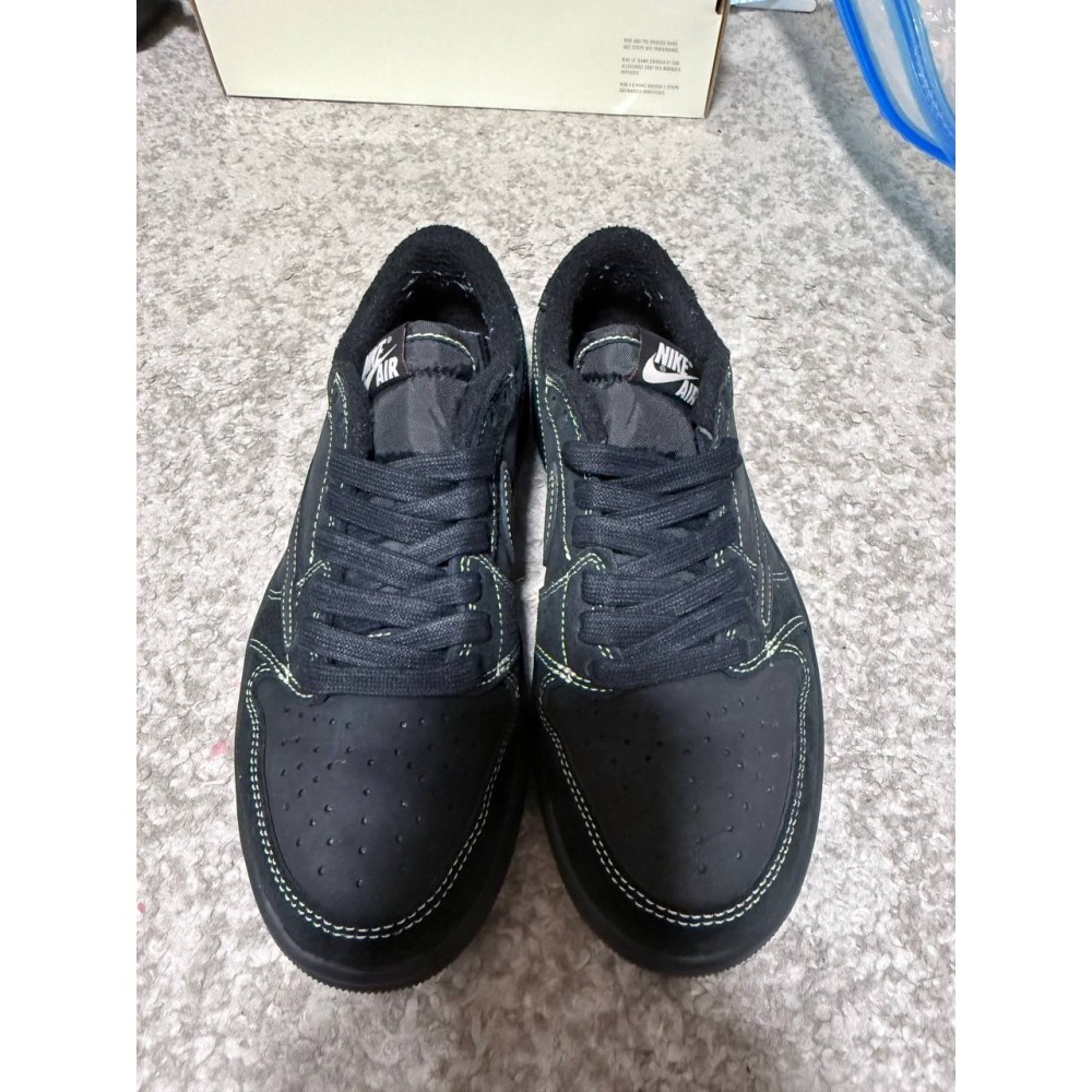 【US5】Jordan 1 Low OG SP Travis Scott Black Phantom (2022)-細節圖4