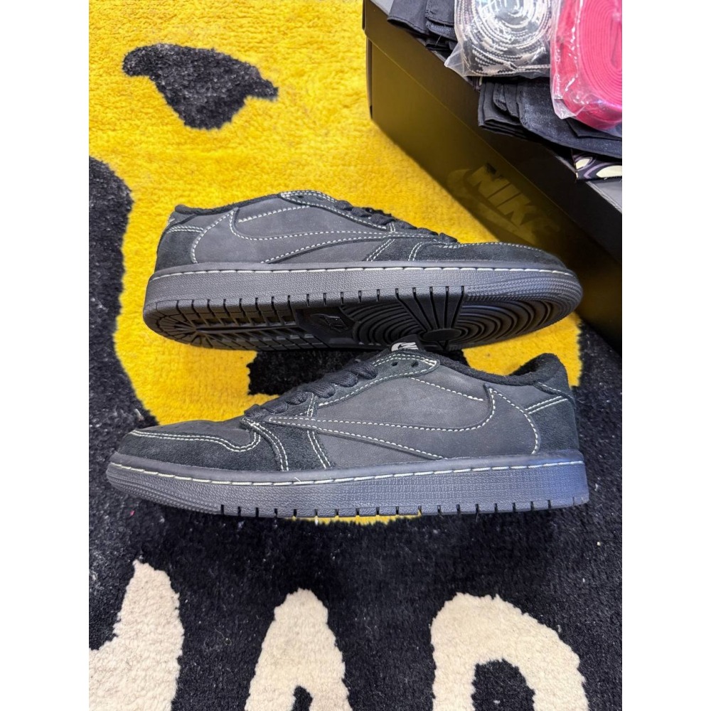 【US5】Jordan 1 Low OG SP Travis Scott Black Phantom (2022)-細節圖2