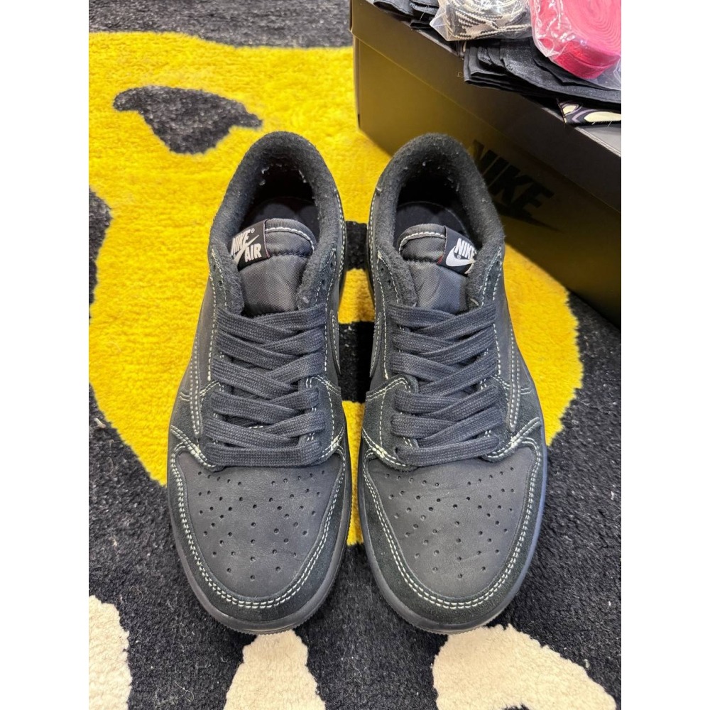 【US5】Jordan 1 Low OG SP Travis Scott Black Phantom (2022)-細節圖4