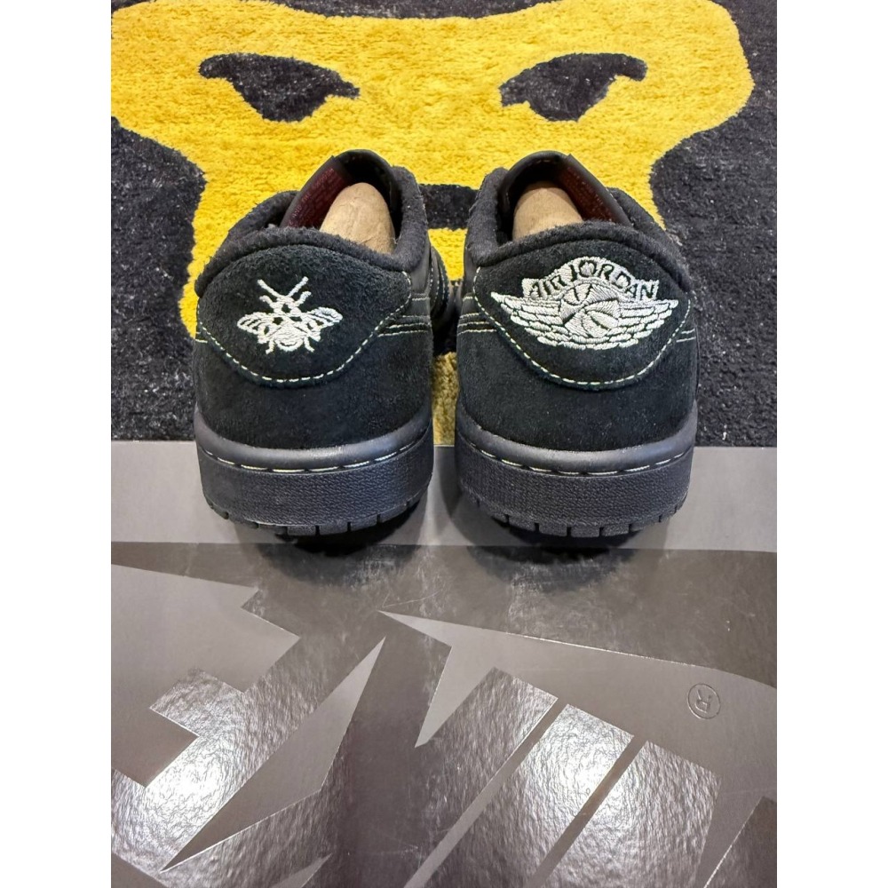 【US5】Jordan 1 Low OG SP Travis Scott Black Phantom (2022)-細節圖5