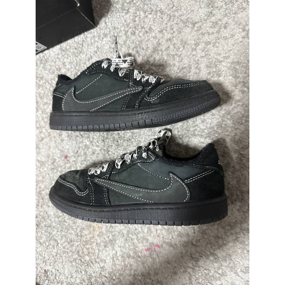 【13C】Jordan 1 Low OG SP Travis Scott Black Phantom (PS)-細節圖2