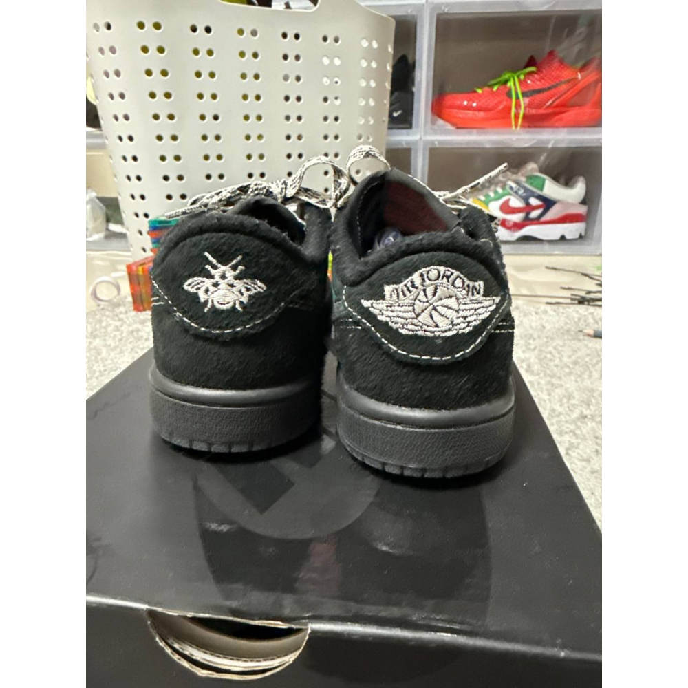 【13C】Jordan 1 Low OG SP Travis Scott Black Phantom (PS)-細節圖5