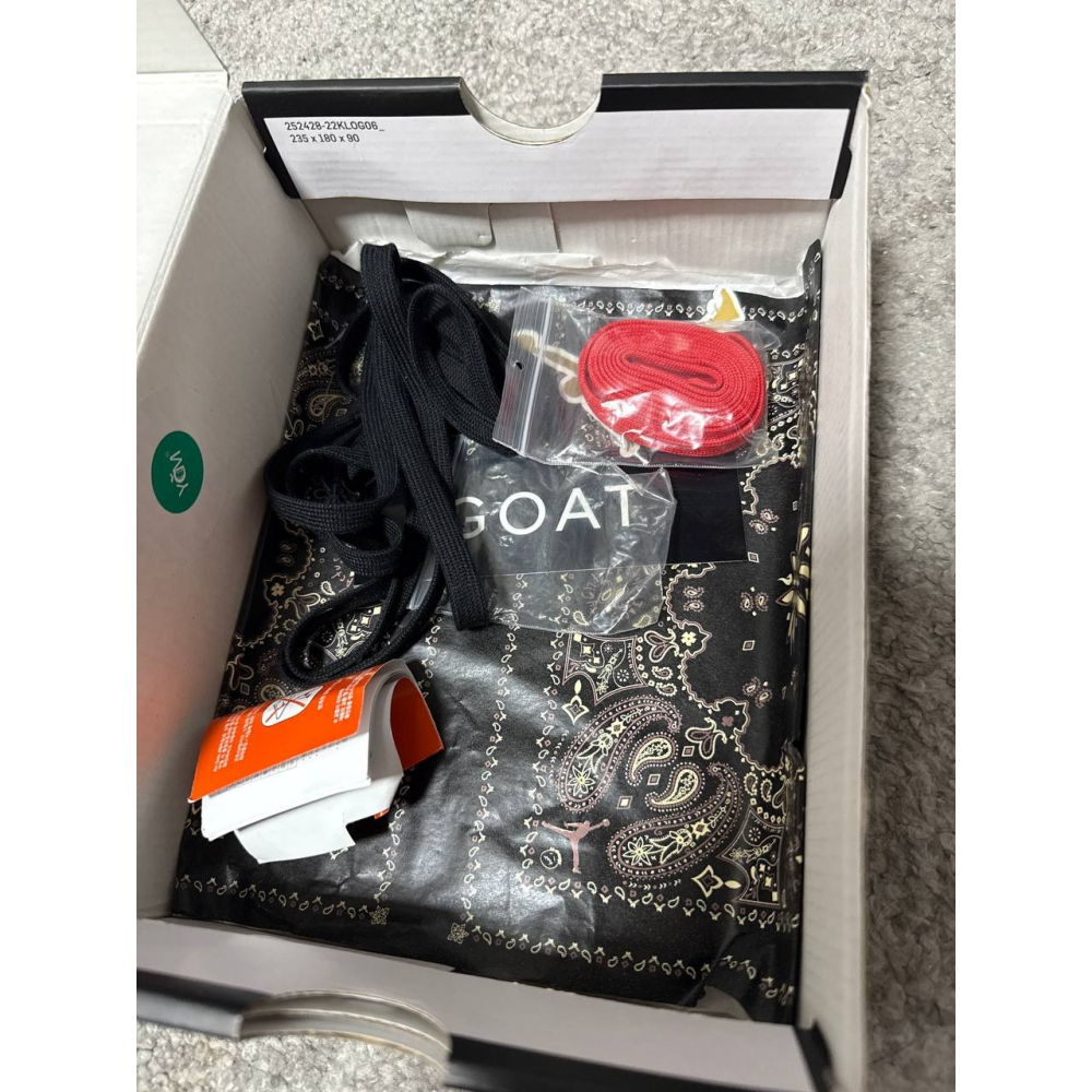 【13C】Jordan 1 Low OG SP Travis Scott Black Phantom (PS)-細節圖9