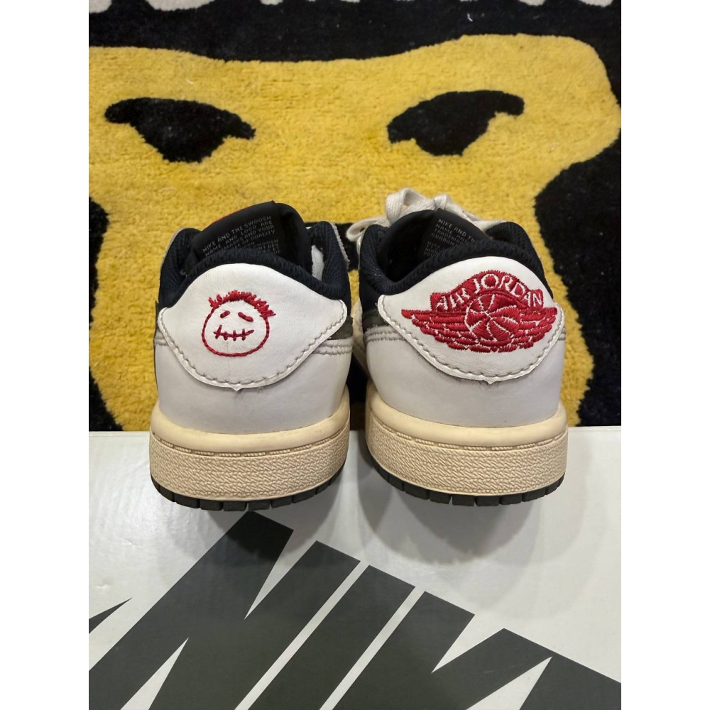 【12C】Jordan 1 Retro Low OG SP Travis Scott Olive (PS) (2024)-細節圖5