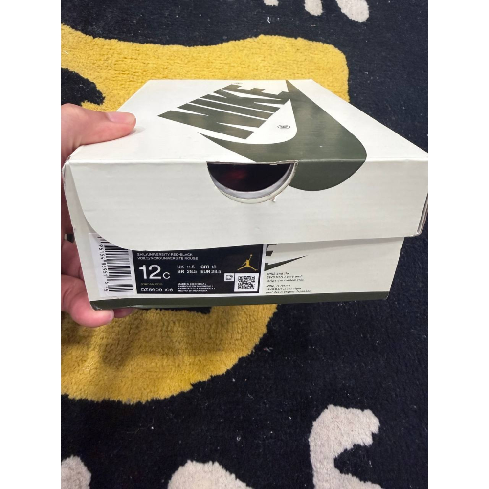 【12C】Jordan 1 Retro Low OG SP Travis Scott Olive (PS) (2024)-細節圖8