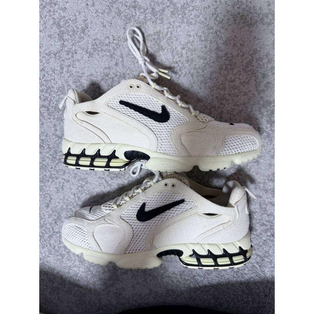 【US13】Nike Air Zoom Spiridon Cage 2 Stussy Fossil (2020) CQ5-細節圖2