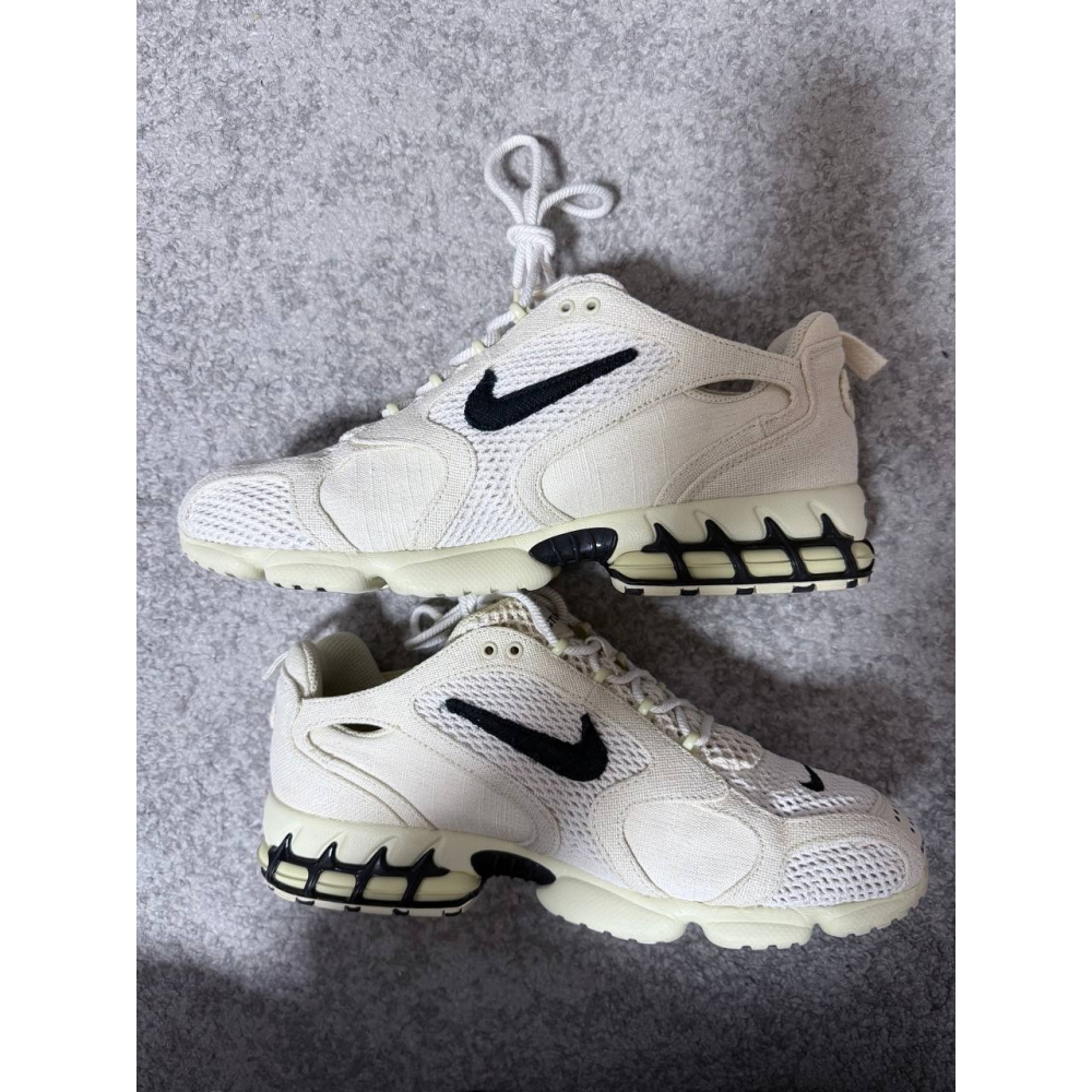 【US13】Nike Air Zoom Spiridon Cage 2 Stussy Fossil (2020) CQ5-細節圖3
