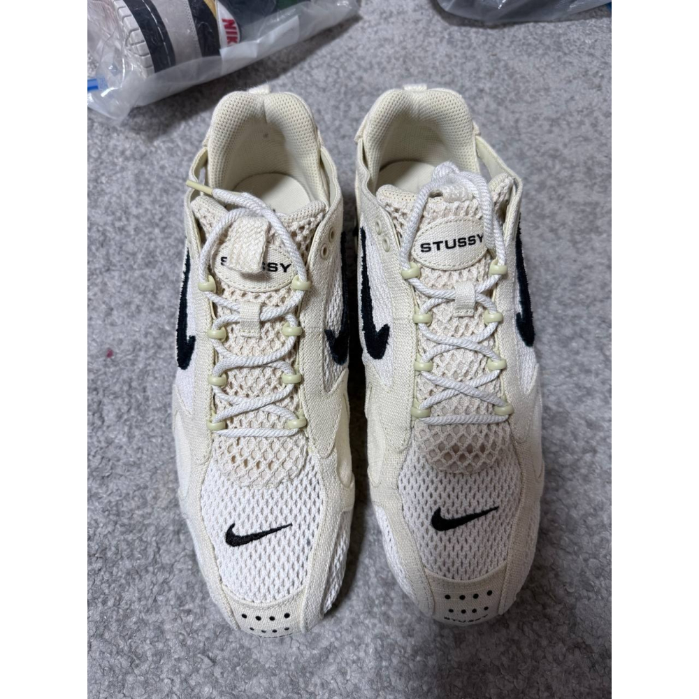 【US13】Nike Air Zoom Spiridon Cage 2 Stussy Fossil (2020) CQ5-細節圖4