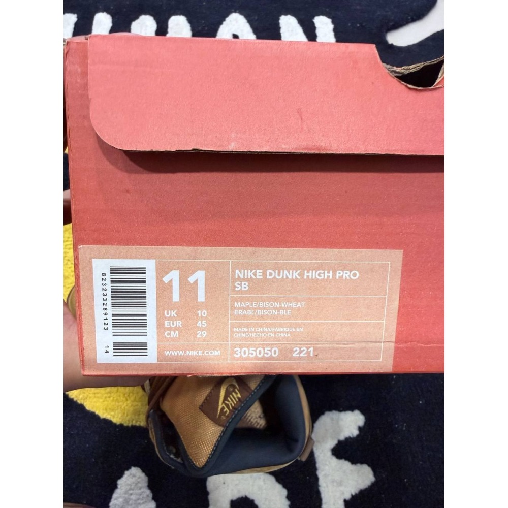 【US11】Nike SB Dunk High Wheat (2002) 305050-221-細節圖10