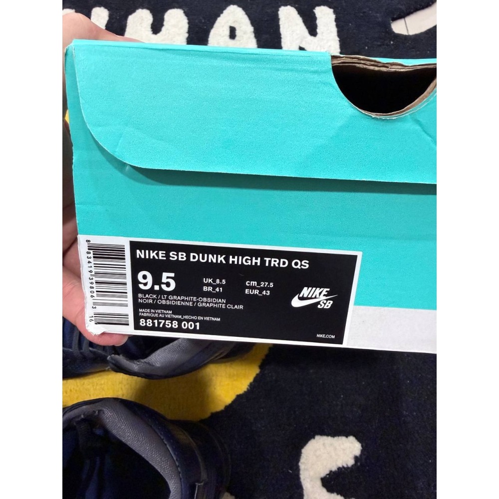 【US9.5】Nike SB Dunk High Gino Iannucci (2017) 881758-001-細節圖9