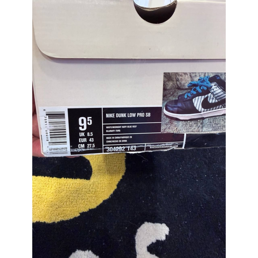 【US9.5】Nike SB Dunk Low Avenger Navy (2005) 304292-143-細節圖8