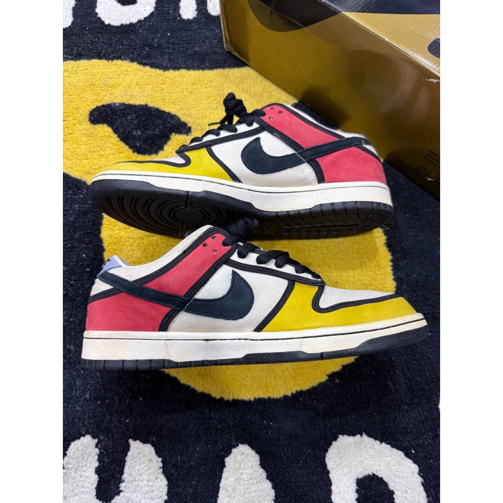 【US9.5】Nike SB Dunk Low Piet Mondrian (2008) 304292-702-細節圖3