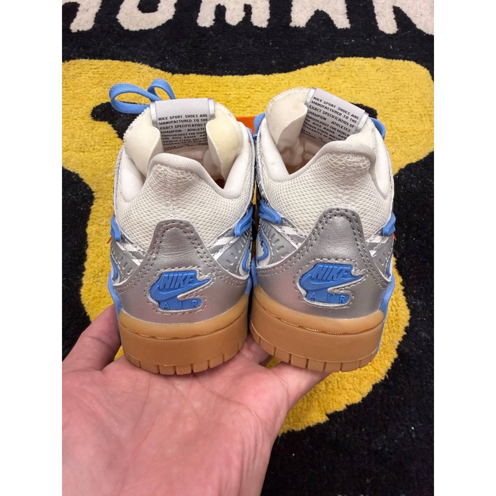 【US4.5】Nike Air Rubber Dunk Off-White University Blue-細節圖5
